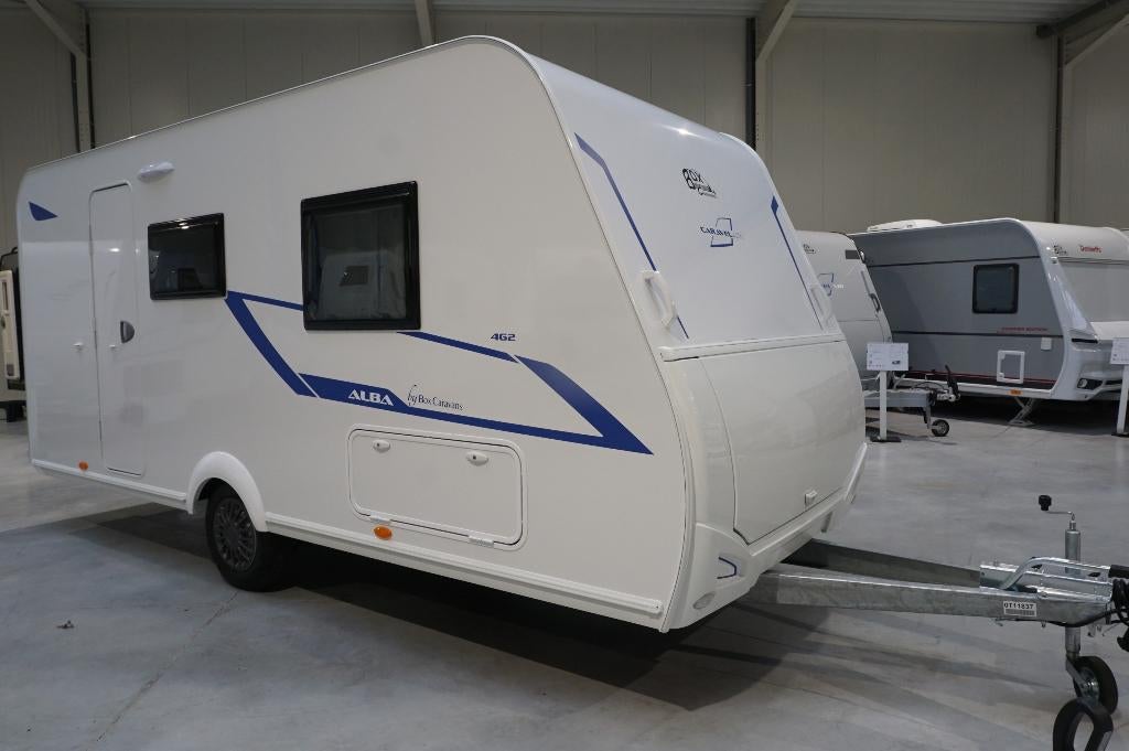 Nieuwe 4pers.Caravelair met 2x1p bed, zithoek, MTM 1300kg, Caravans en Kamperen, Bedrijf, Douche, Caravelair, Tot en met 4