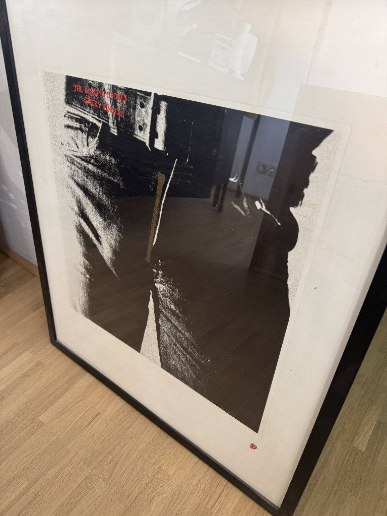 ingekaderde Rolling Stones posters – Sticky Fingers, Verzamelen, Ophalen, Gebruikt