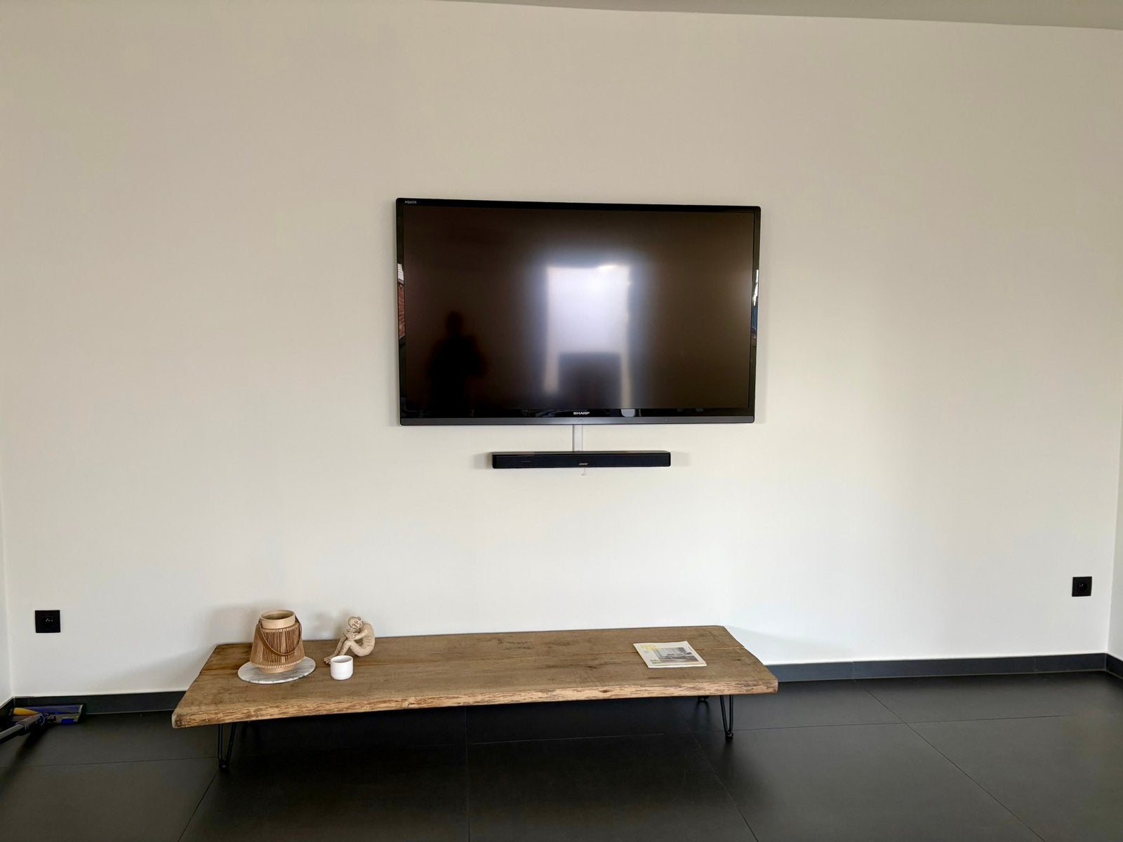 Tv/ wand meubel, Huis en Inrichting, Kasten |Televisiemeubels, Ophalen, Zo goed als nieuw