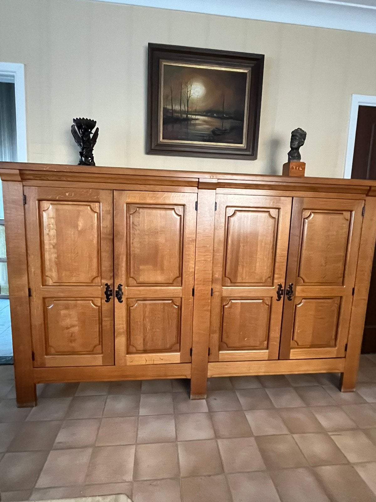 Mooie massief  eiken eetkamer 100 eu, Ophalen, Zo goed als nieuw