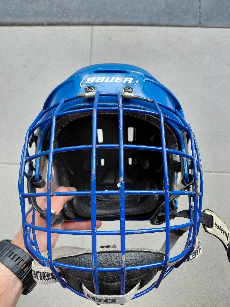 Helm ijshockey Bauer, Sport en Fitness, IJshockey, Ophalen, Gebruikt, Bescherming