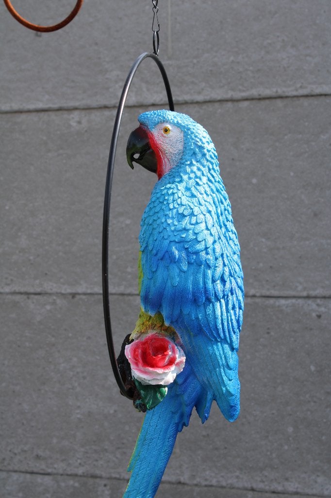 XL-papegaai in een hangcirkel., Tuin en Terras, Ophalen, Nieuw