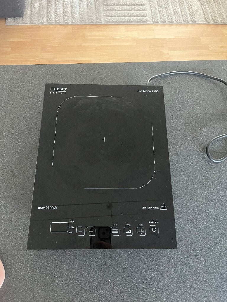 Portable induction stove, Enlèvement