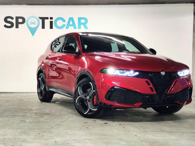 Alfa Romeo Tonale Mild-Hybrid Veloce, Auto's, Gebruikt, Zwart, 4 cilinders, Leder
