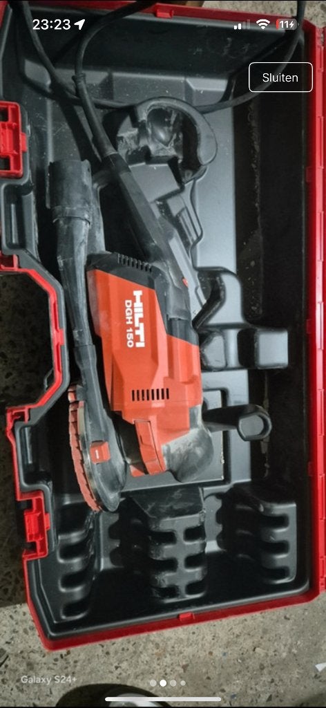 Hilti DGH 150 betonslijper, Enlèvement ou Envoi, Neuf, 1000 watts ou plus, Meuleuse d'angle