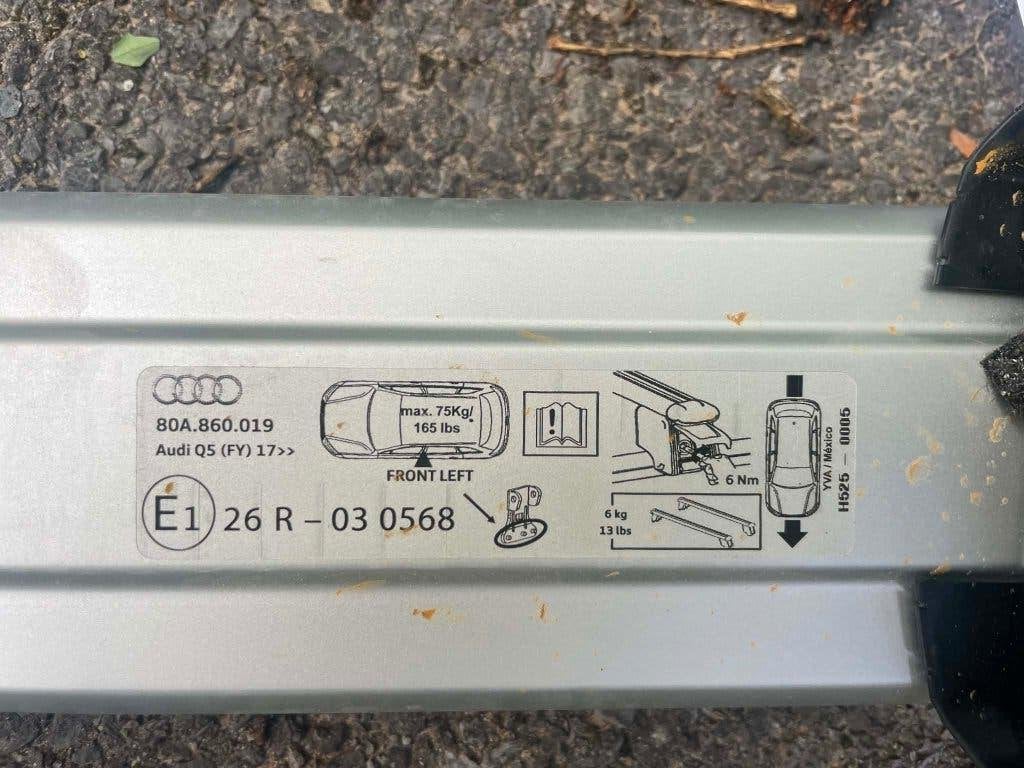 Roof Rack merk Audi (voor Audi Q5), Ophalen, Gebruikt