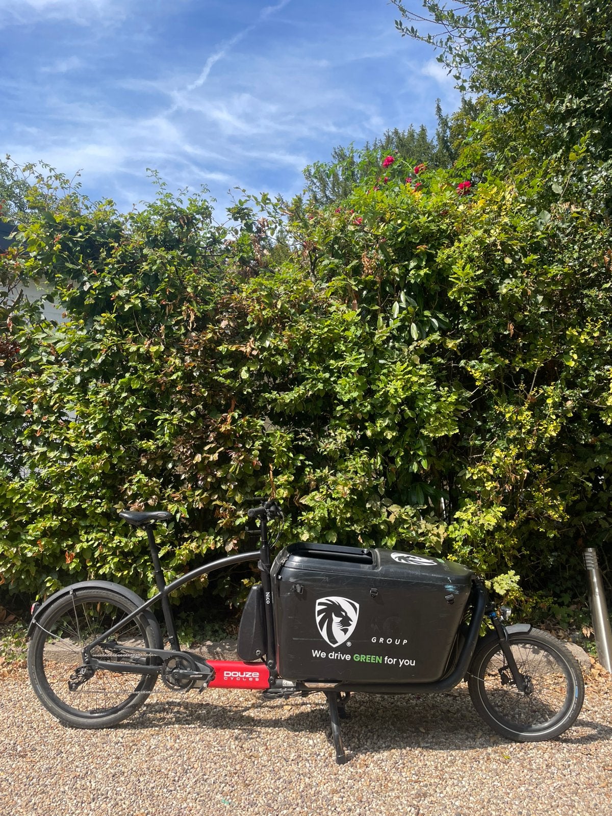 G4 elektrische bakfiets met twaalf cycli, Fietsen en Brommers, Gebruikt, 3 kinderen, Elektrisch, Schijfrem