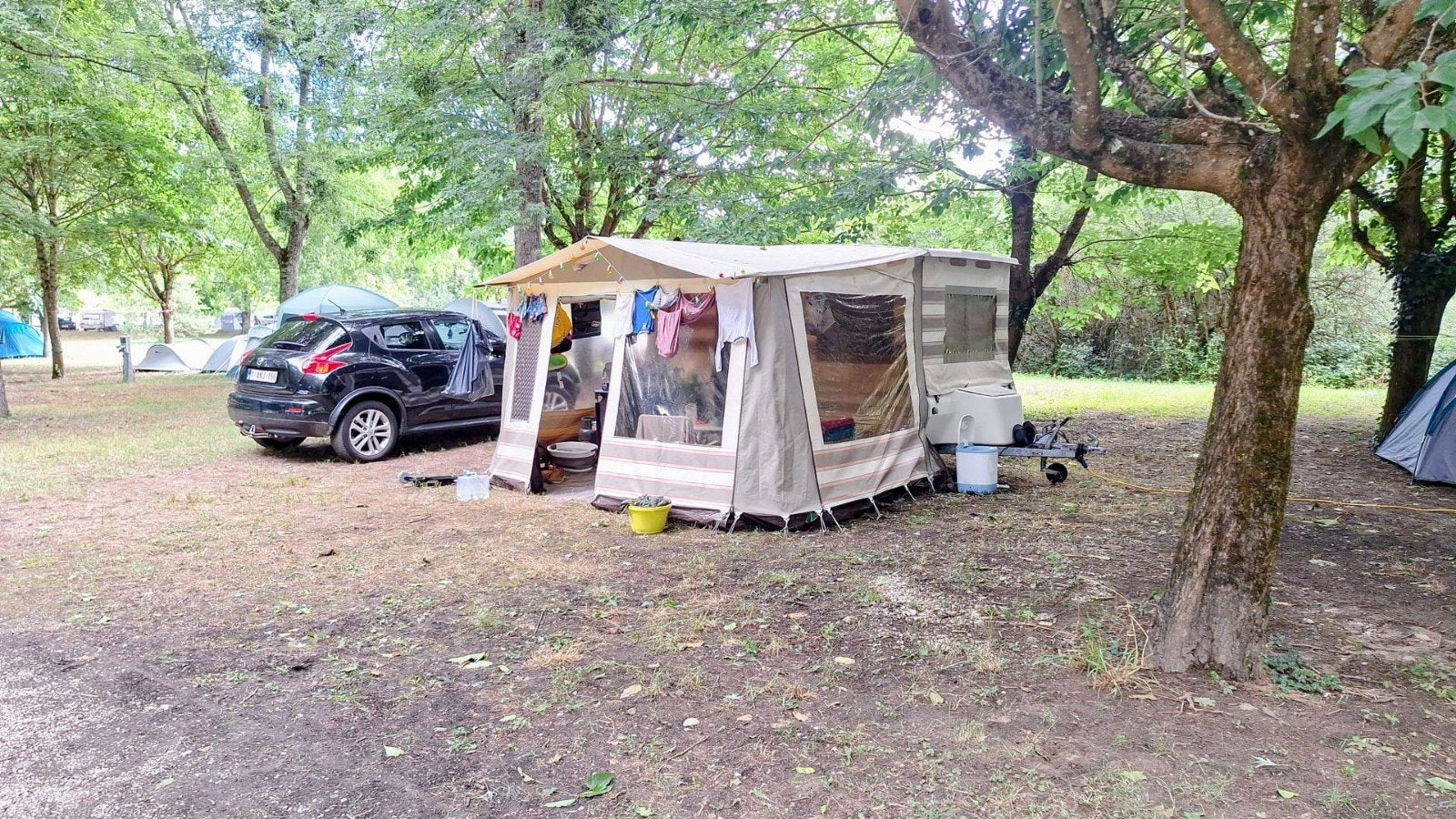 Paradiso vouwcaravan vouwwagen, Caravans en Kamperen, Caravans, Particulier, tot en met 6, Koelkast, Ophalen