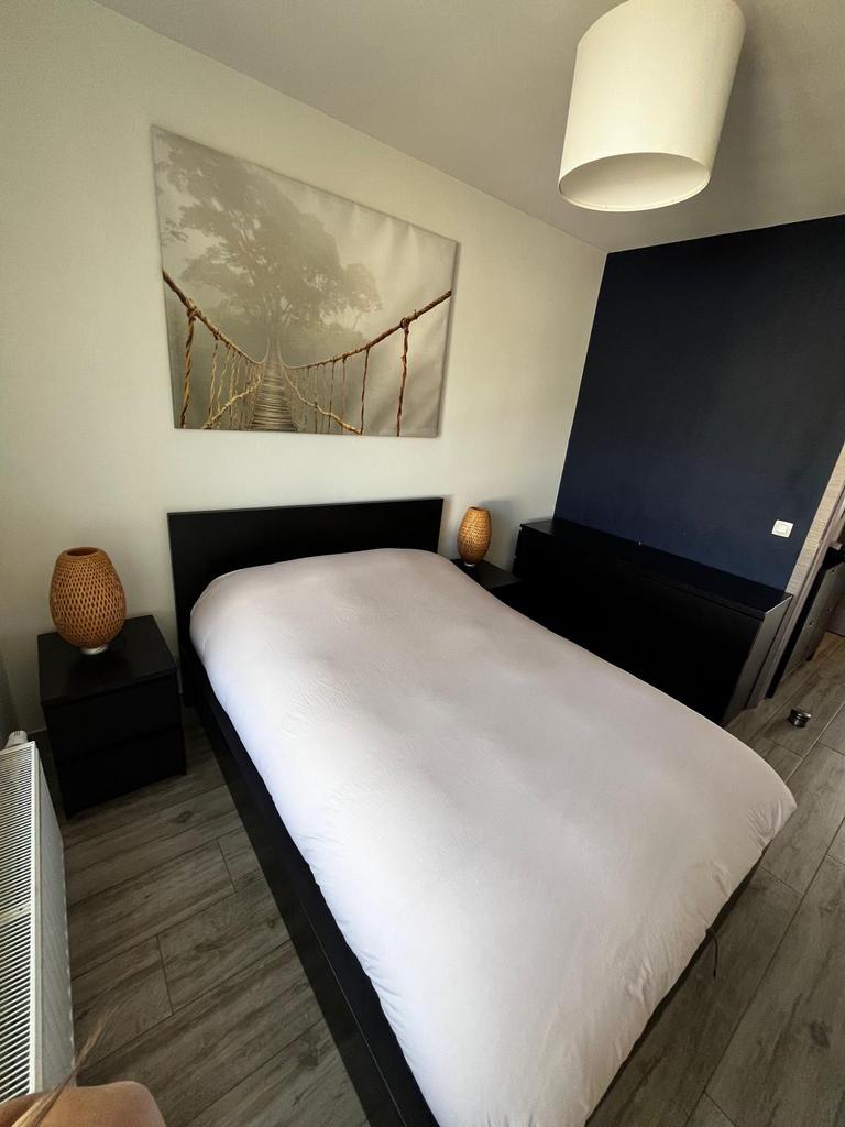 Chambre a coucher IKEA litavec boxe, garde robe, commode,…, Enlèvement