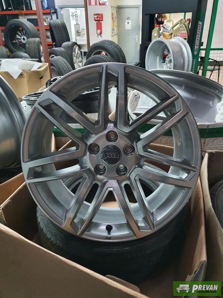 Audi Q7 4M Lichtmetalen velgenset 19 INCH 19" ET28 8,5J 4m06, Auto-onderdelen, Banden en Velgen, 19 inch, Gebruikt, Velg(en), -