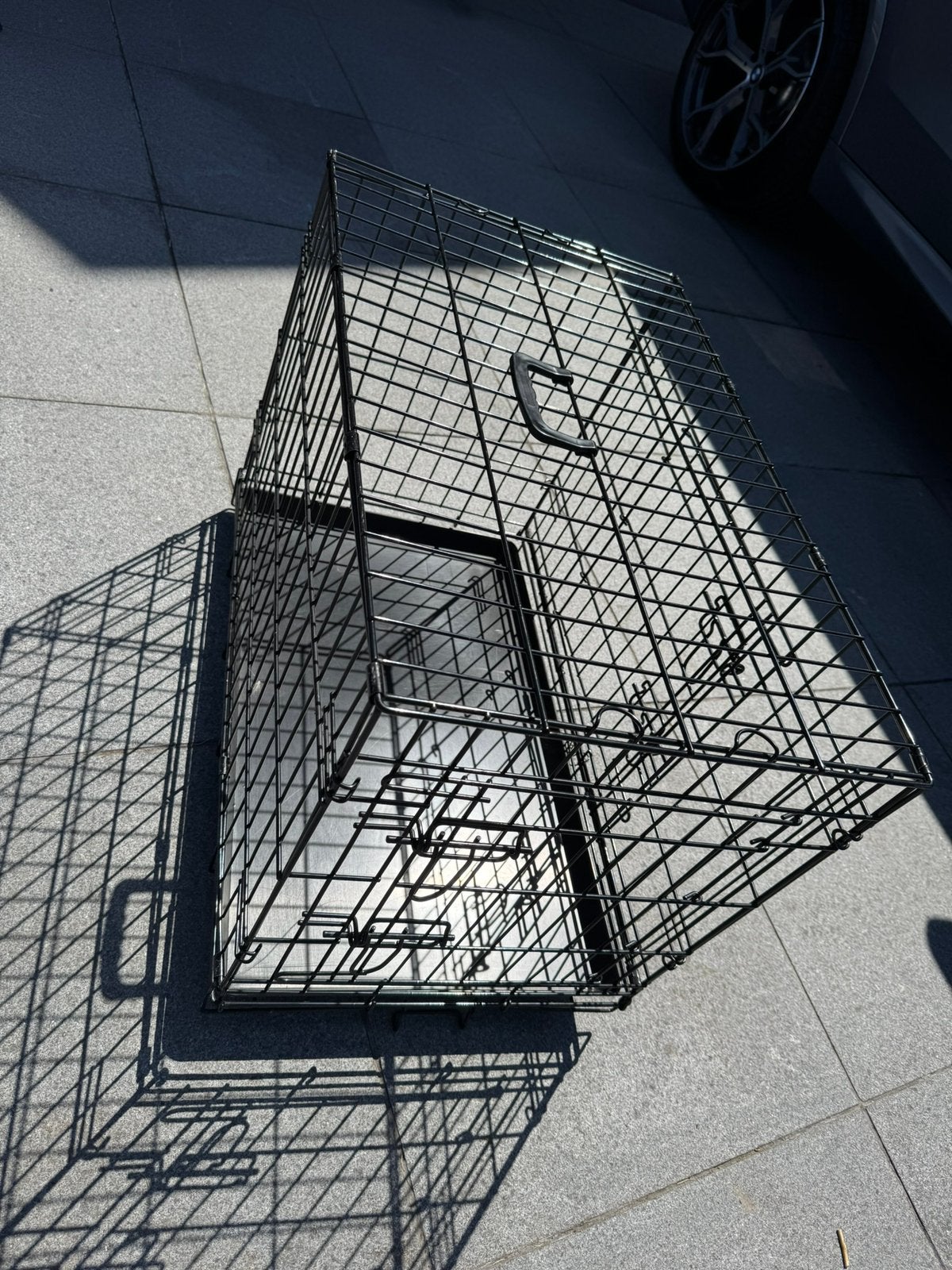 Hondenbench voor medium hond, Ophalen, Zo goed als nieuw