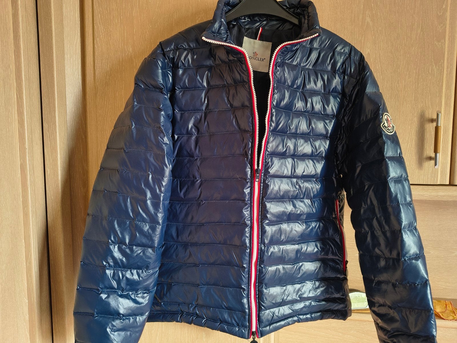 moncler, Moncler, Enlèvement ou Envoi, Comme neuf, Bleu