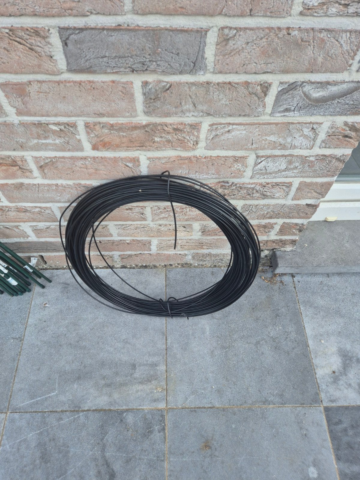 Giardino spandraad zwart 3,8mm 50 meter, Tuin en Terras, Ophalen, Nieuw, 20 meter of meer, Draad
