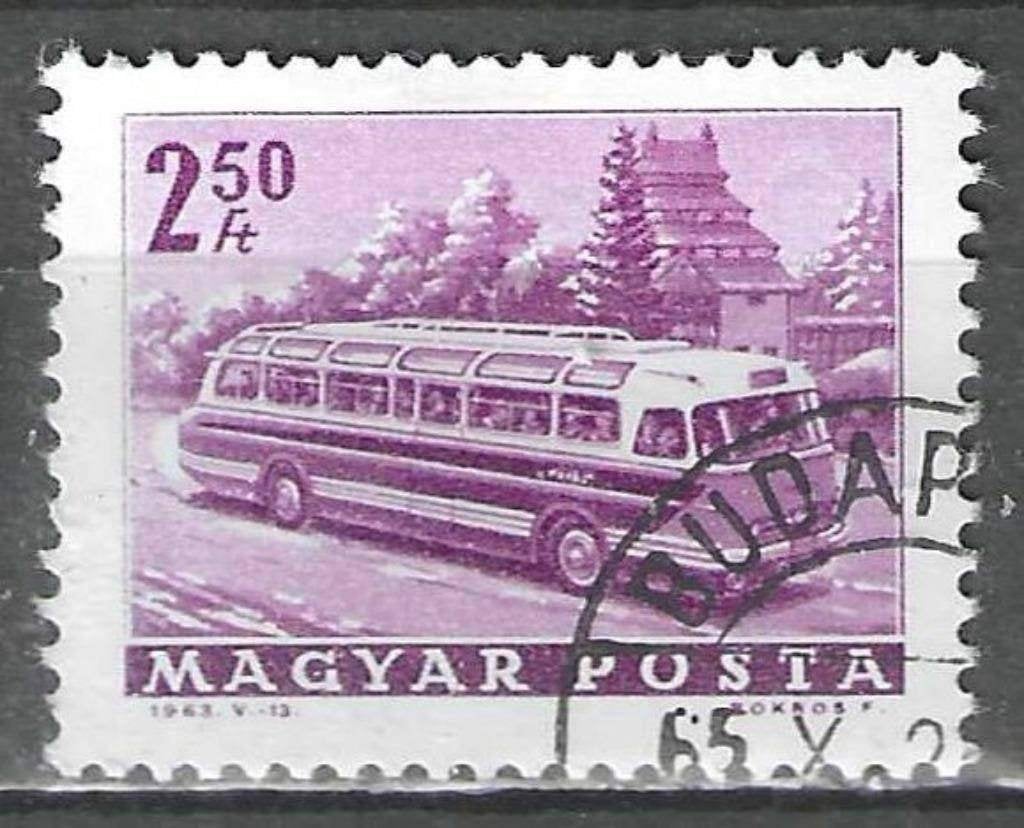 Hongarije 1963-1972 - Yvert 1569 - Courante reeks (ST), Verzenden, Gestempeld