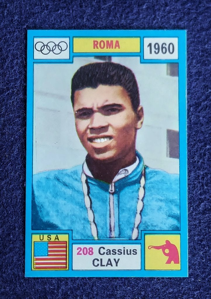 Panini sticker boxing ' Olympia 1972 - Cassius Clay ' -nieuw, Ophalen of Verzenden, Nieuw, Sticker