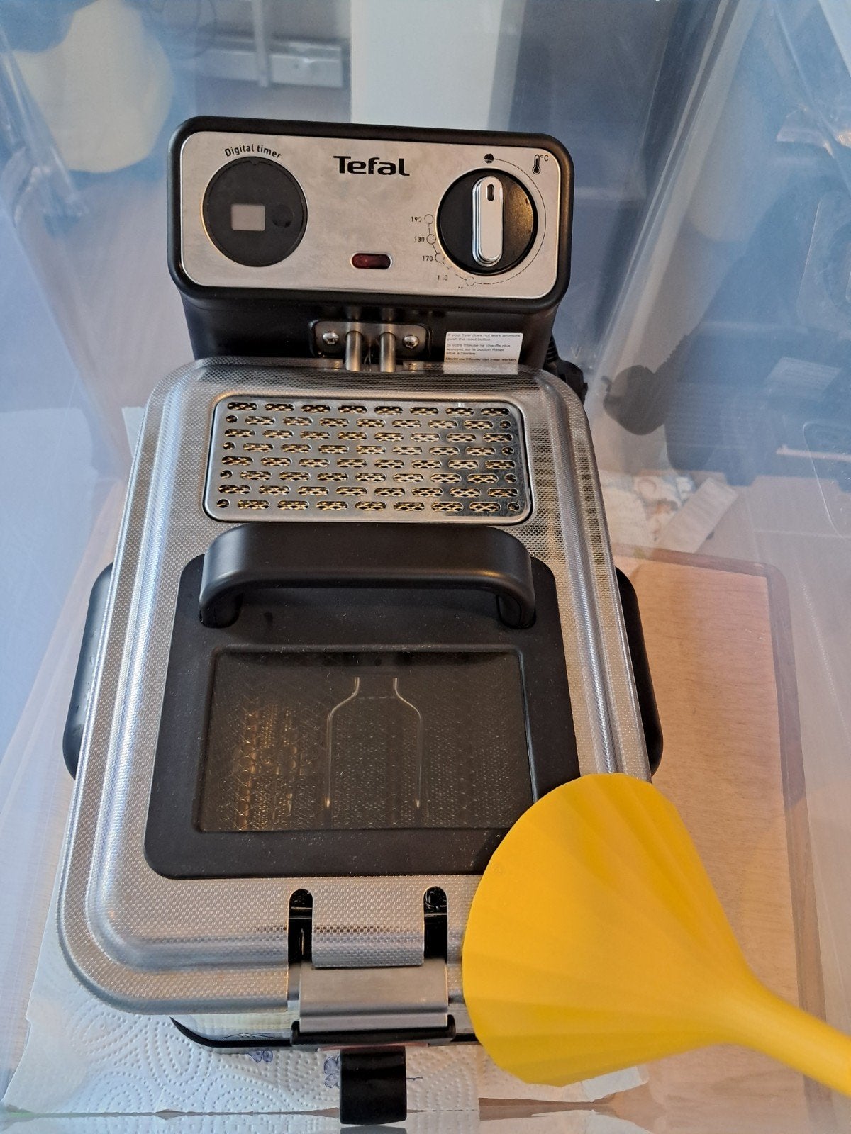 Friteuse Tefal F63-M1, Electroménager, 2 à 3 litres, Enlèvement, Utilisé, Pan intérieur amovible
