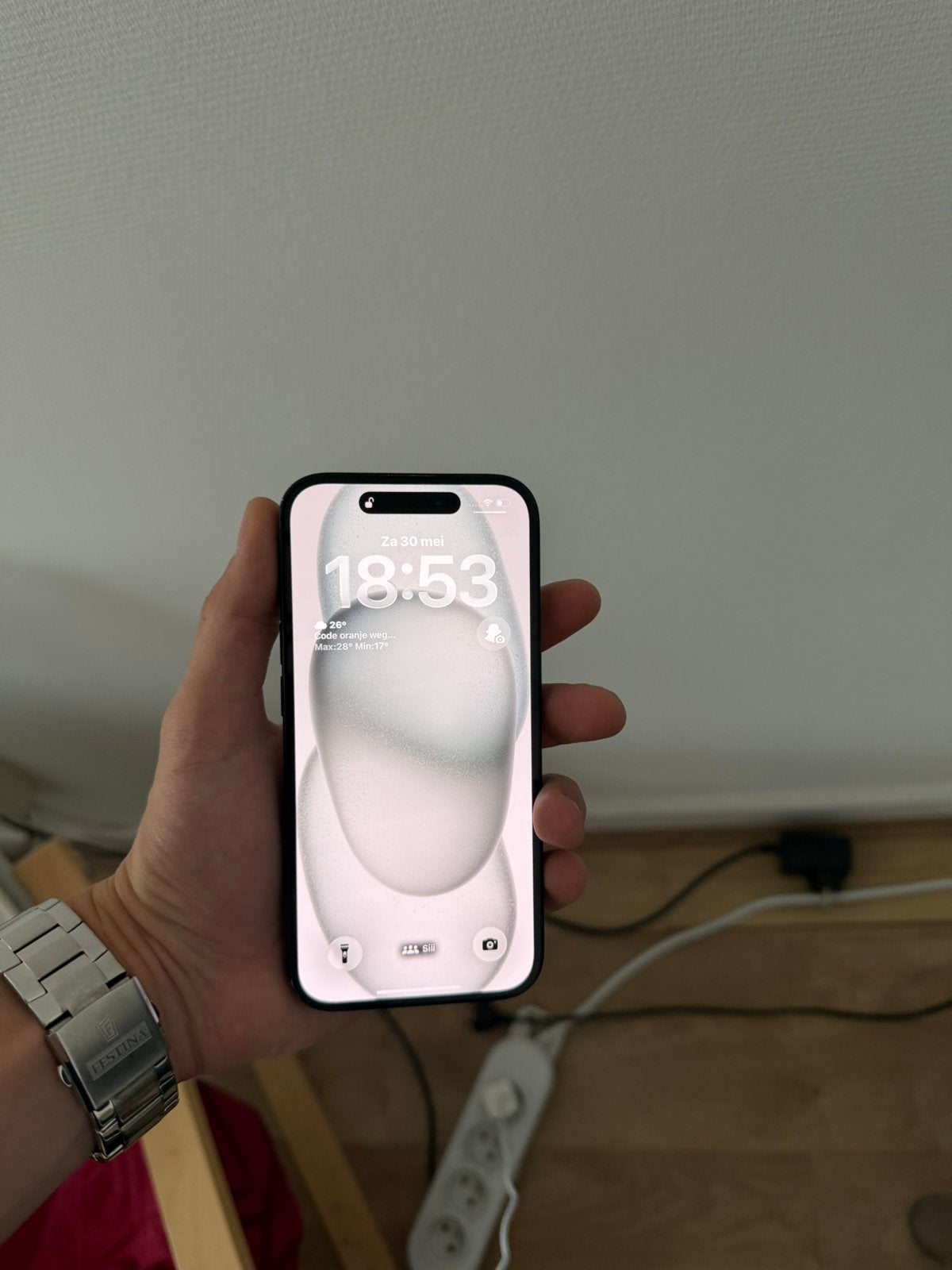 Appel iphone 15, Telecommunicatie, Mobiele telefoons | Apple iPhone, Zo goed als nieuw, 128 GB, Zonder abonnement, Zonder simlock