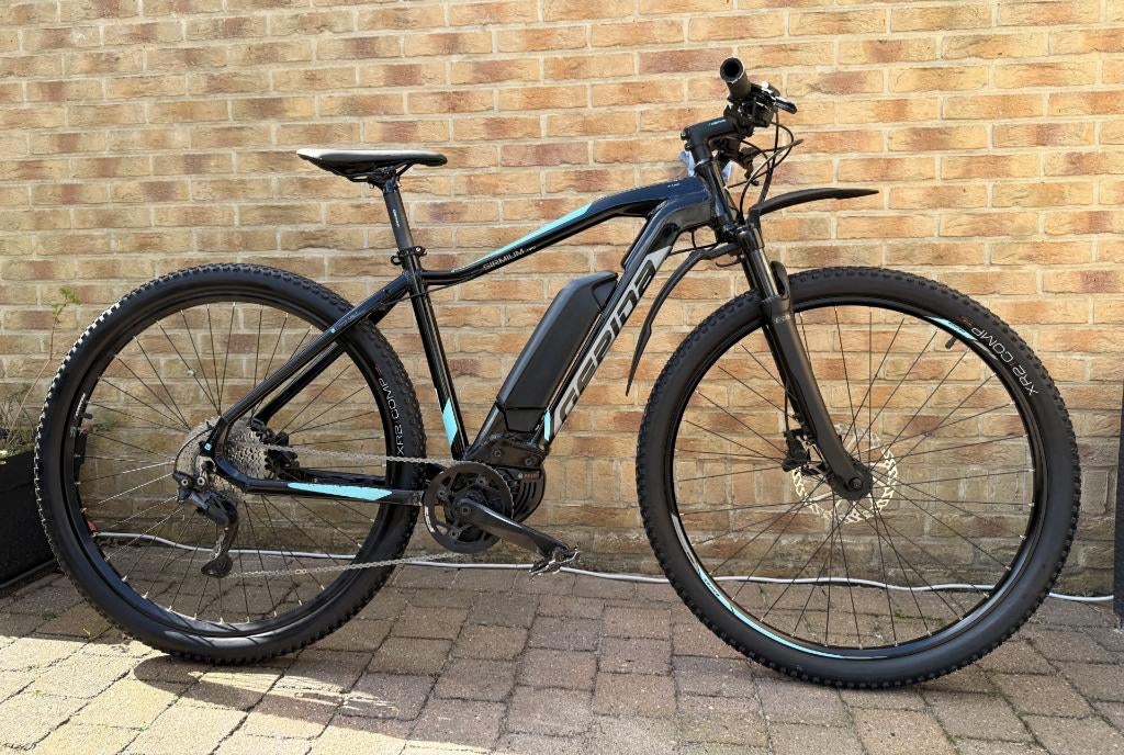 Elektrische mountainbike, Vering, 10 tot 15 versnellingen, 53 tot 57 cm, Ophalen