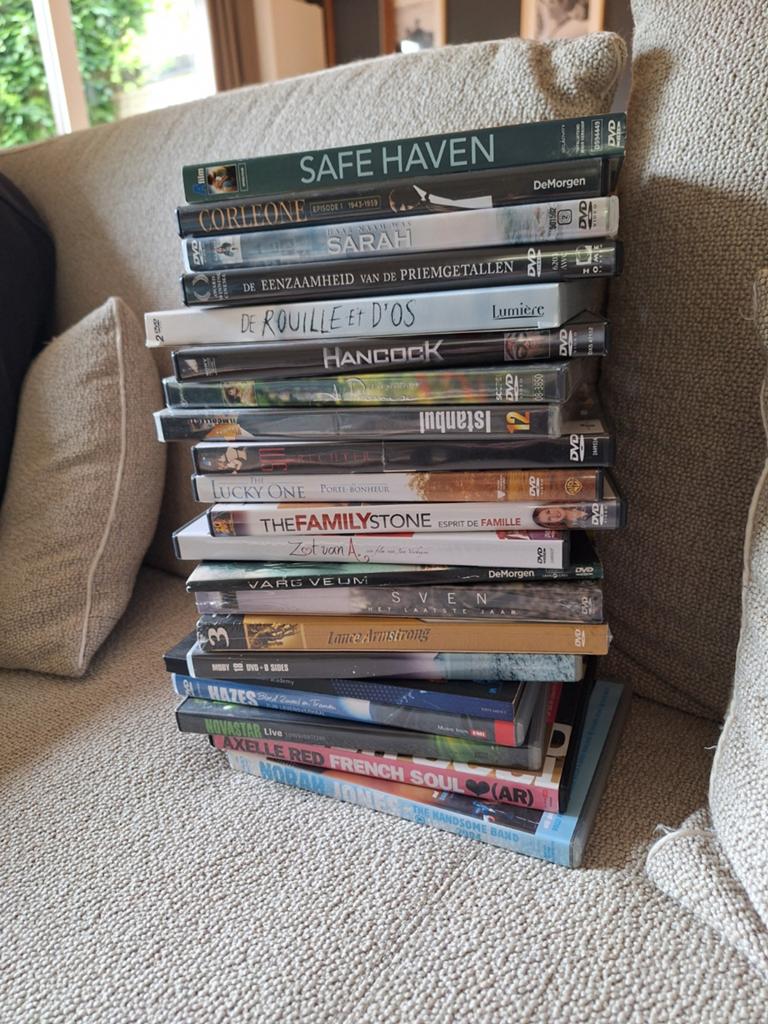 Lot Dvd's films, sport, concerten., Enlèvement