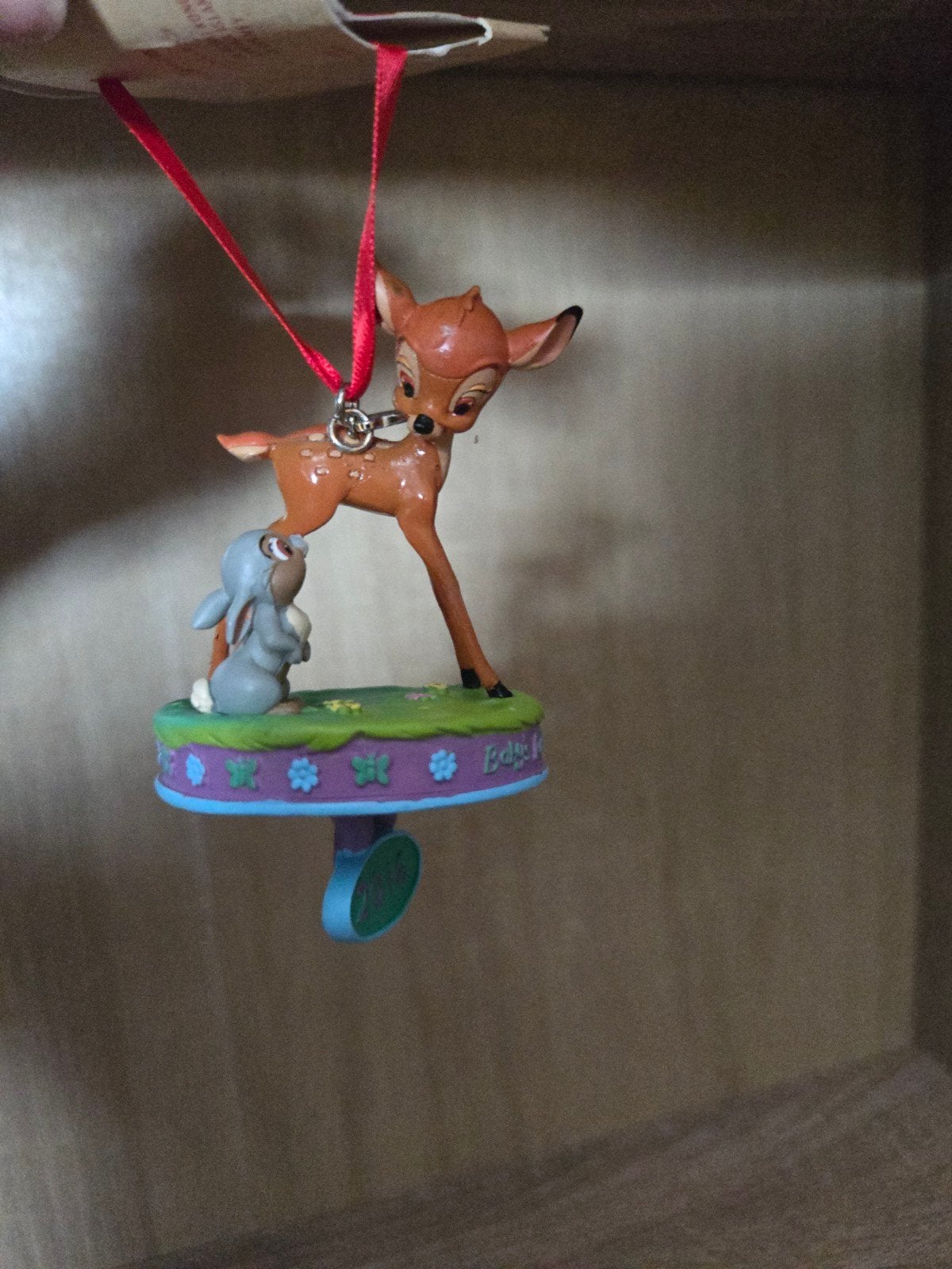 Ornament Bambi en stampertje Disney, Ophalen of Verzenden