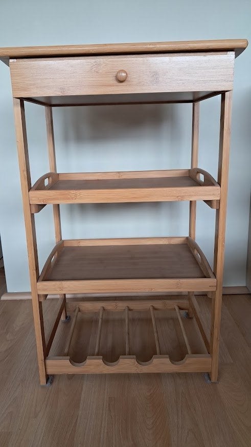 Bijzettafel voor keuken, Ophalen, Overige typen, Hout, Zo goed als nieuw