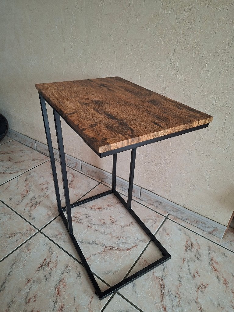 Table d'appoint / Bout de canapé / Desserte de lit, Maison & Meubles, Tables | Tables d'appoint, Neuf, Rectangulaire, 60 cm ou plus