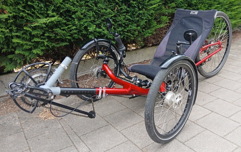 fiets ligfiets 3 wielen, Fietsen en Brommers, Ophalen