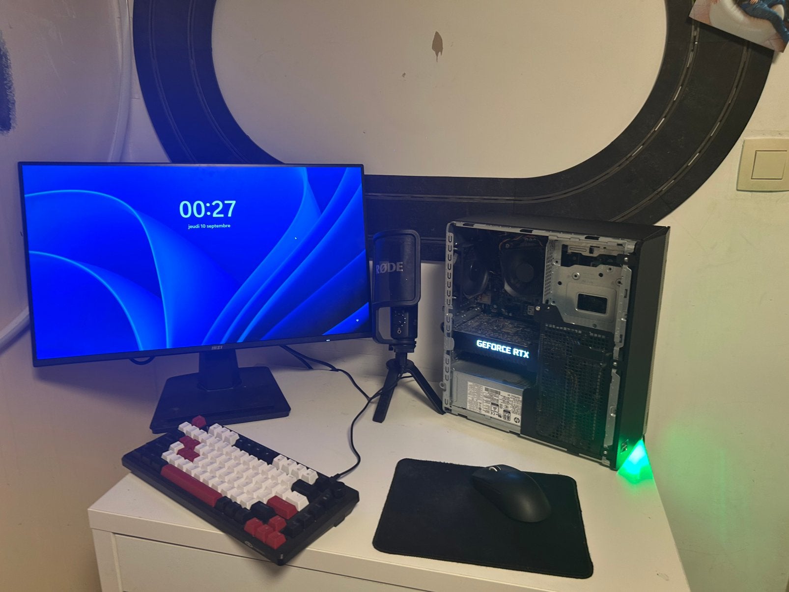 Setup complet avec pc, Informatique & Logiciels, Enlèvement, Comme neuf