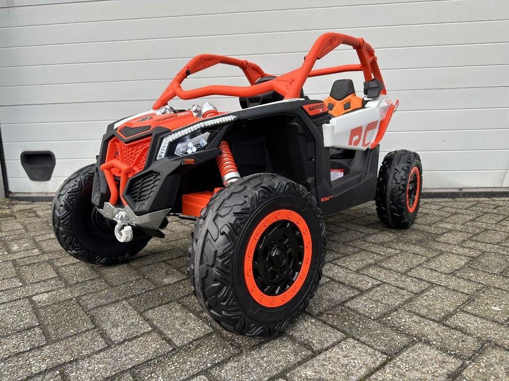 Kinders Auto CAN-AM buggy 24V 2 pers Oranje - RC - MP4 Touch, Ophalen of Verzenden, Nieuw