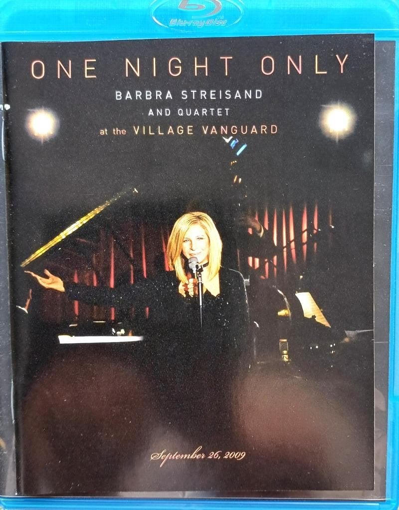 blu ray BARBRA STREISAND ONE NIGHT ONLY, Ophalen of Verzenden, Zo goed als nieuw