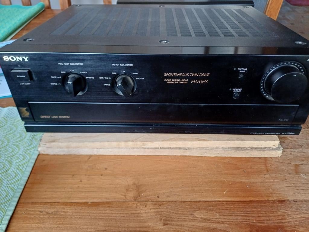 Sony amplifier, Ophalen, Stereo, Sony