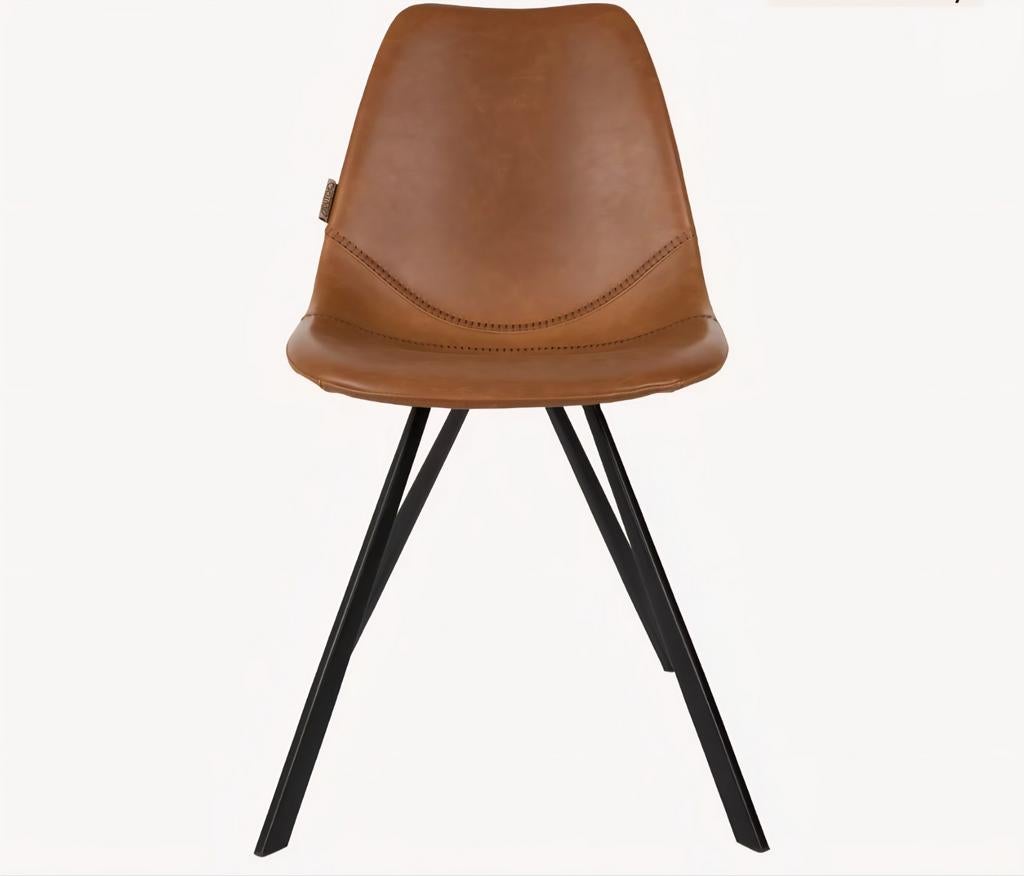 8 stoelen Alicia Castle Line Furniture cognac kleur, Huis en Inrichting, Stoelen, Ophalen