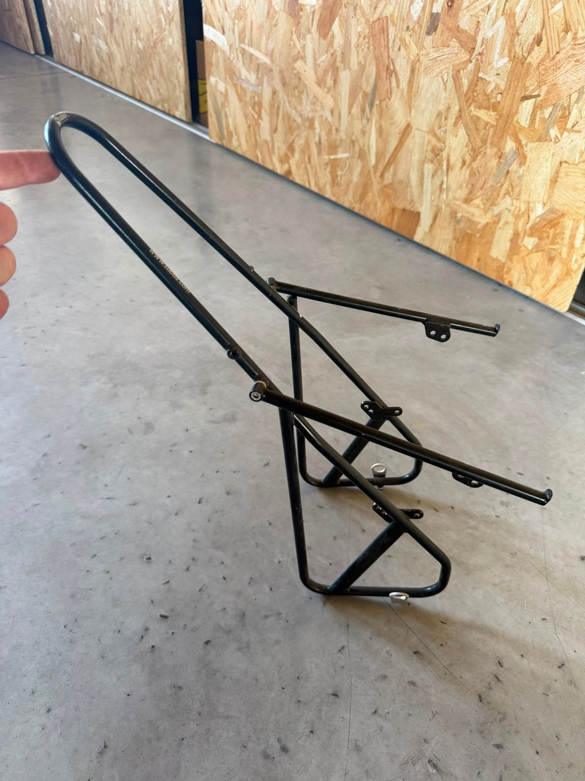 Tubus ergo lowrider - hanger om fietstassen op te monteren, Fietsen en Brommers, Ophalen, Gebruikt