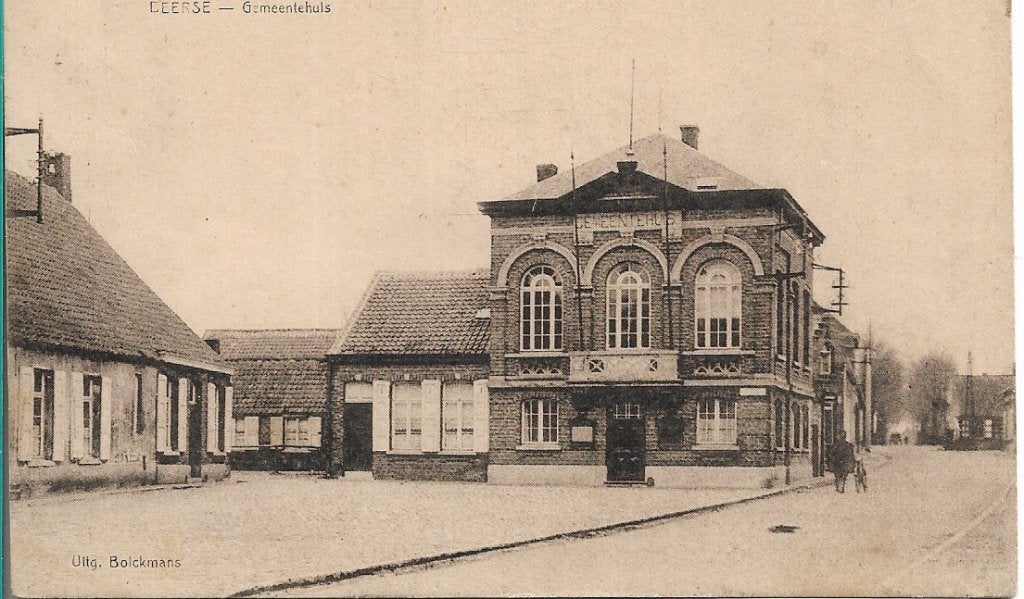Beerse gemeentehuis, Verzamelen, Ophalen of Verzenden, 1920 tot 1940, Gelopen, Antwerpen