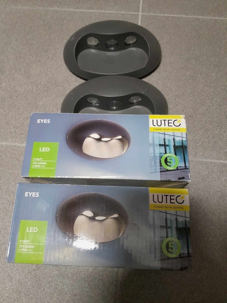 Lutec wandlamp, Tuin en Terras, Ophalen, Minder dan 50 watt, Wandlamp, Nieuw