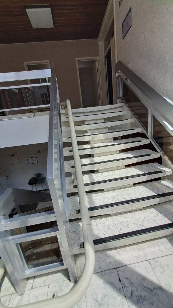 Traplift, Diversen, Ophalen, Gebruikt, Met bocht