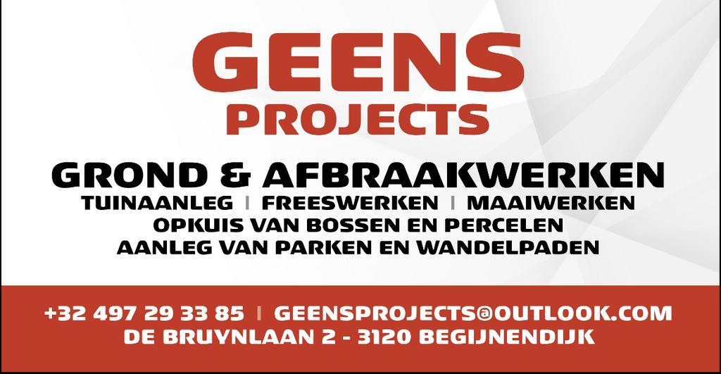Uw partner voor Afbraak, Grondwerken en Tuinaanleg