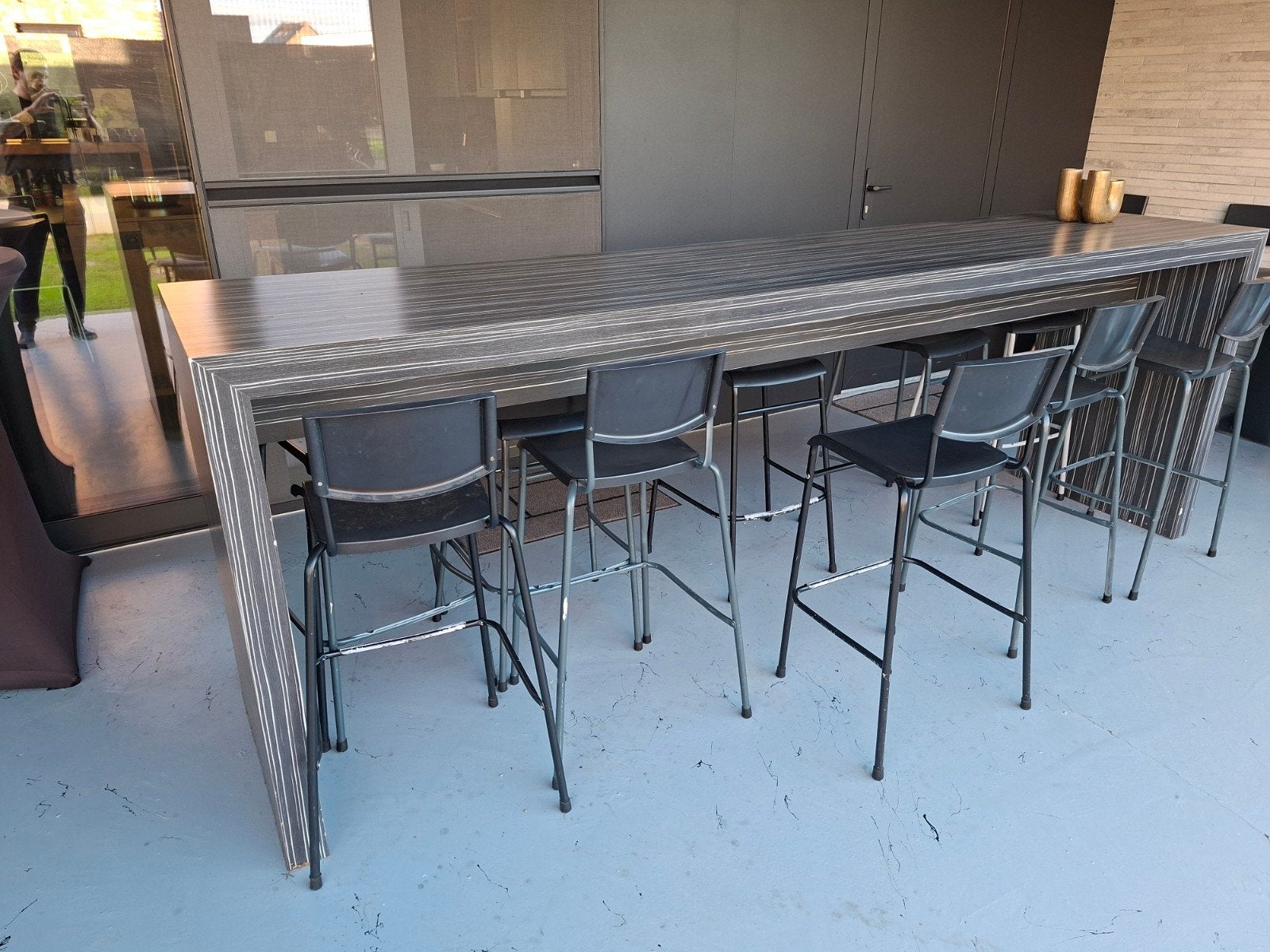 bartafel, Ophalen, Gebruikt, Inclusief barstoelen