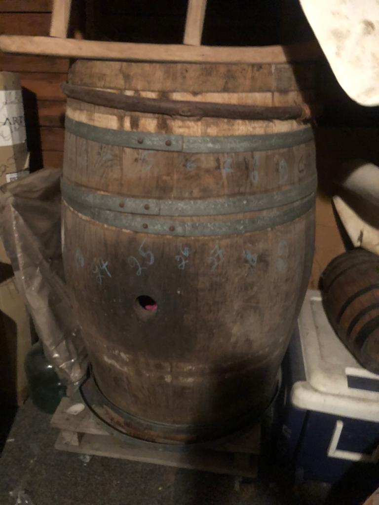 Wijnvat, Tuin en Terras, Regentonnen, 150 liter of meer, Ophalen, Gebruikt, Hout