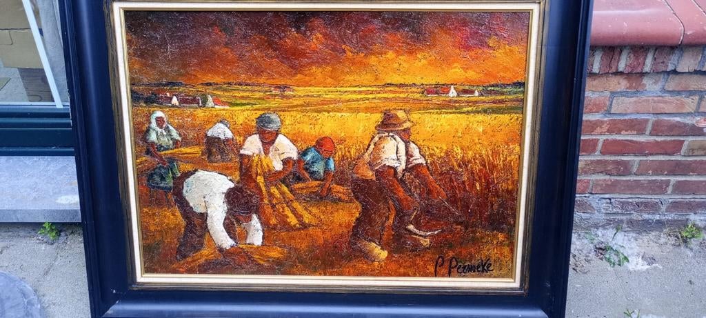 Paul permeke olie op doek, Antiek en Kunst, Ophalen