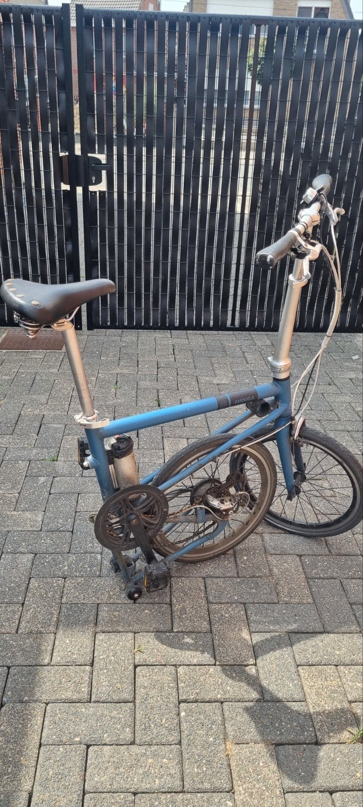 Ahooga plooifiets, Fietsen en Brommers, Ophalen, Deels opvouwbaar, Schijfrem