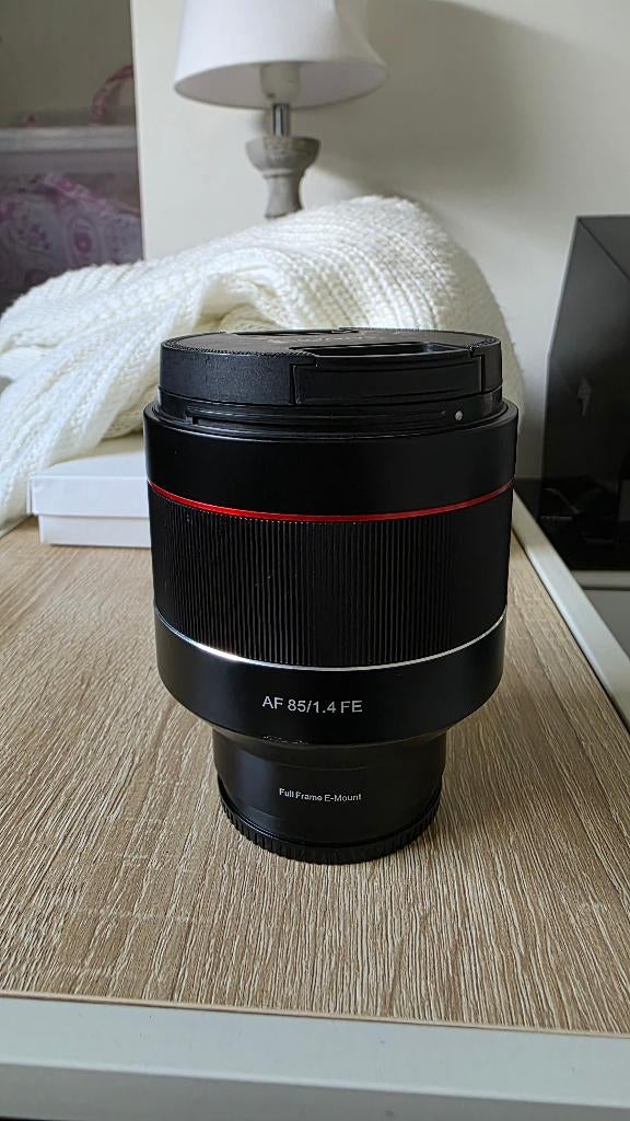Samyang AF 85mm F/1.4 Sony FE, Audio, Tv en Foto, Ophalen of Verzenden, Gebruikt, Standaardlens