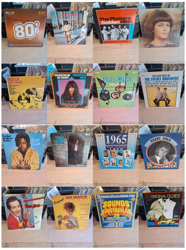 Lot van 75 platen, vooral 60's en 70's verzamelaars, Ophalen, LP, Gebruikt, Pop
