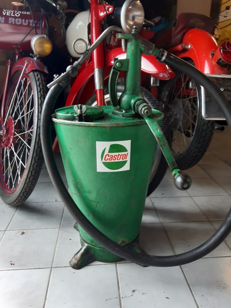 Oliepomp Castrol jaren 50, Ophalen, Gebruikt