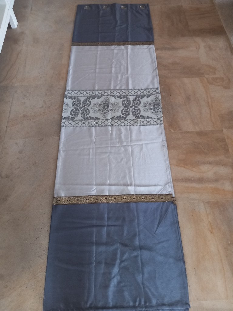 4 gordijnen overgordijn Huis en Inriching Stoffering Stof, Ophalen of Verzenden, Zo goed als nieuw, 100 tot 150 cm, 200 cm of meer