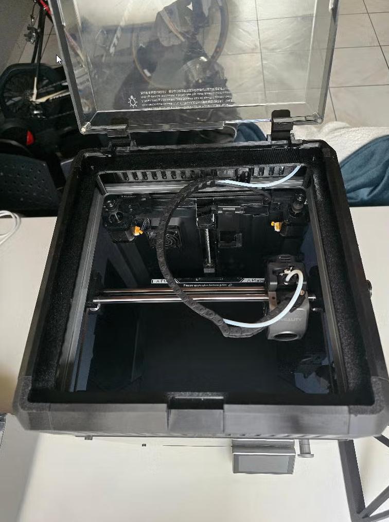 Creality K1C met CFS, Wi-Fi intégré, Comme neuf, Enlèvement, Filament