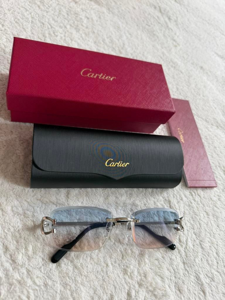 Lunettes Cartier, Bijoux, Sacs & Beauté, Lunettes de Soleil & Lunettes | Hommes, Enlèvement, Comme neuf, Lunettes