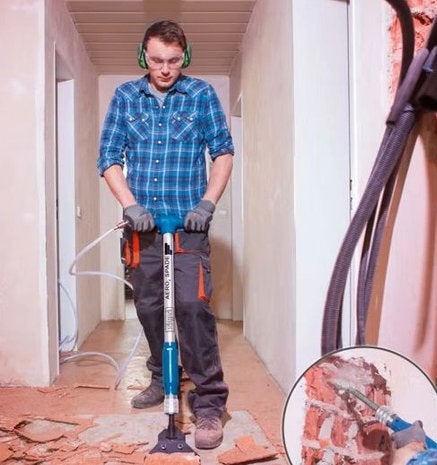 Bêche pneumatique Scheppach, Enlèvement, Utilisé, Bêche, Scheppach
