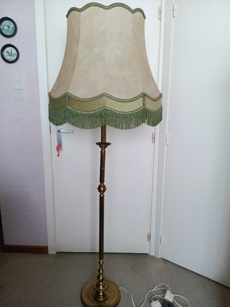 Victoriaanse staande lamp, Ophalen, Gebruikt, Natuurlijk materiaal, 100 tot 150 cm