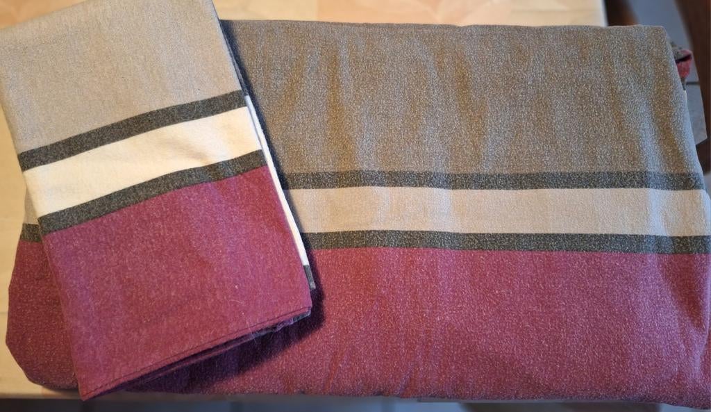 Dekbedovertrek 200 x 200 flanel, Ophalen, Dekbedovertrek